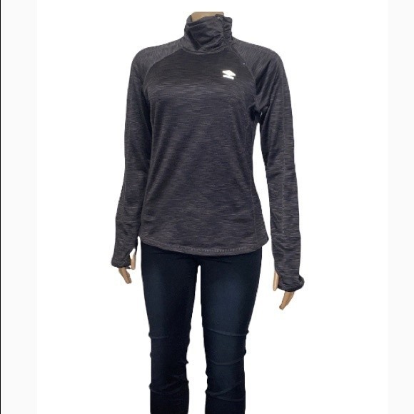 Umbro Top Fleece-Lined 1/4 Zip performance base layer thumb hole Size M - Picture 3 of 11